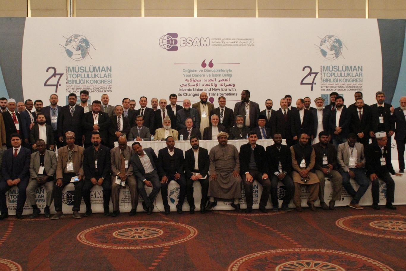 Uluslararası Müslüman Topluluklar Birliği Kongresinin sonuç bildirisi açıklandı